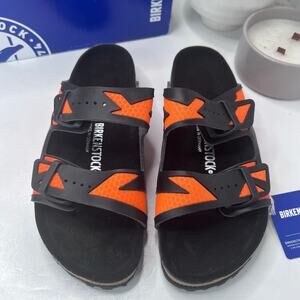 Birkenstock Arizona Rubberized Sandal Rubberized Orange Women 11/Men 9/EU42 NWB